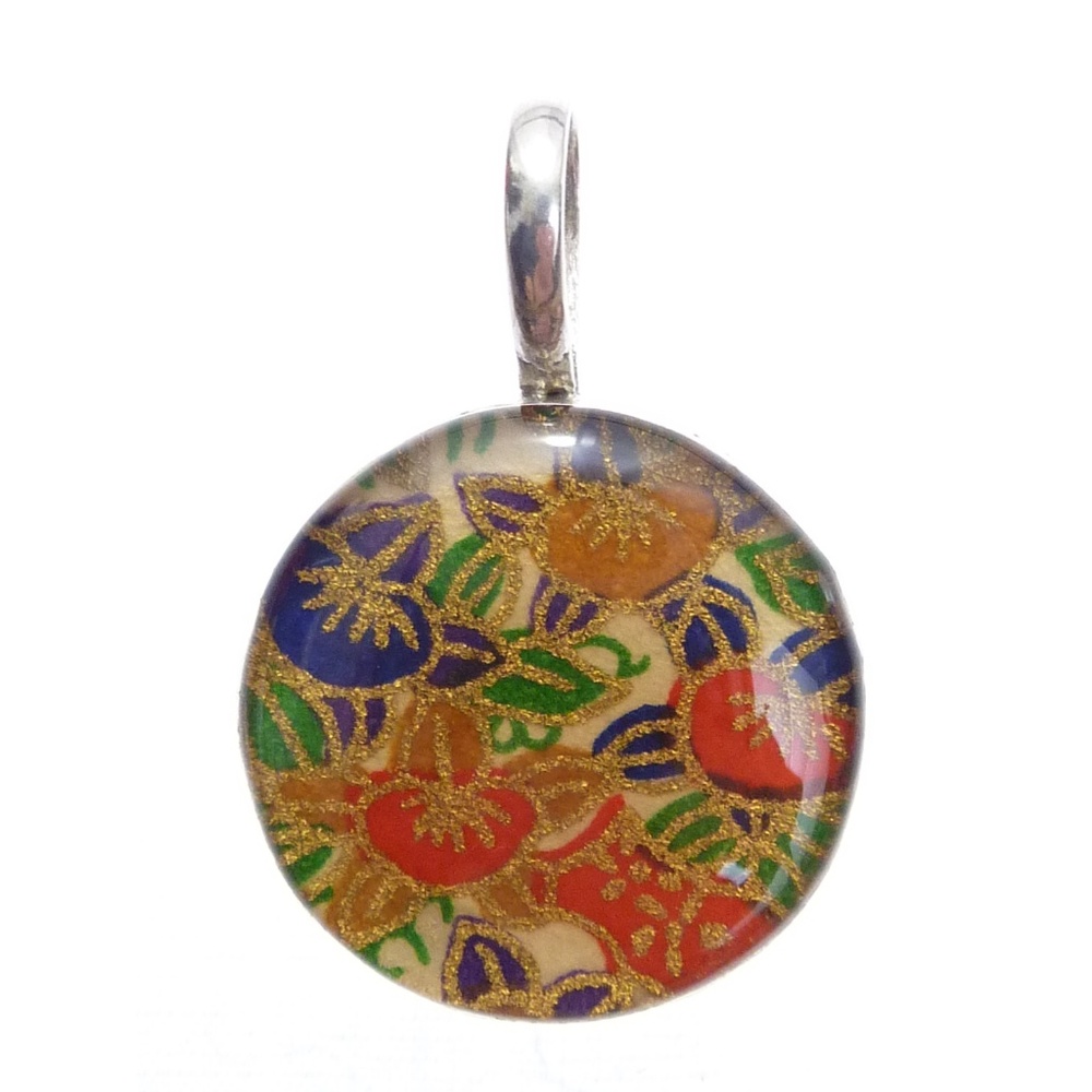 925 Sterling Silver Japanese Pendant